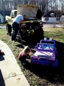 wes and brook truck.JPG